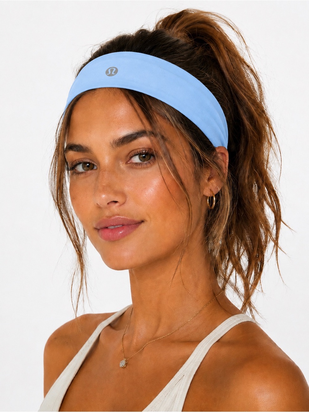 Lululemon Fly Away Tamer Headband | Powder Blue | NWT